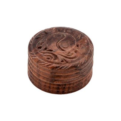 Carved grinder Yin&Yang India