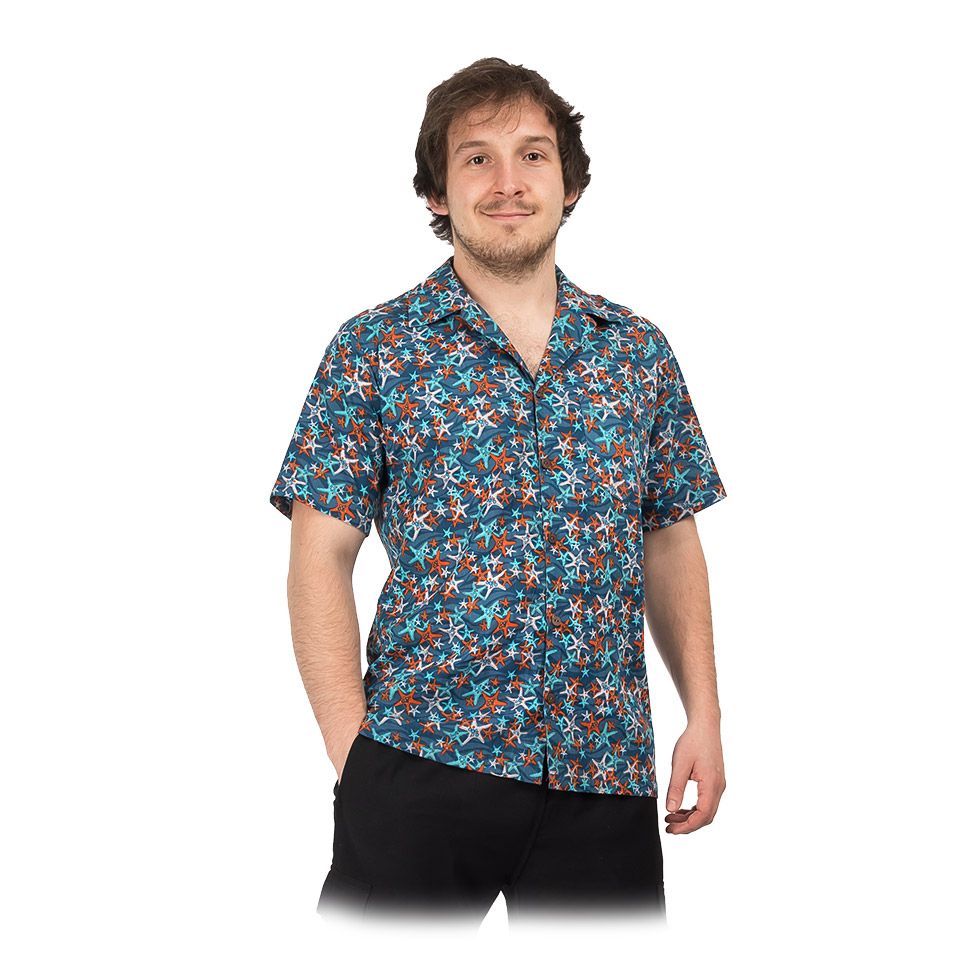 Men's "Hawaiian shirt" Blue Sea India