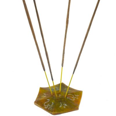 Incense sticks holder Om – yellow
