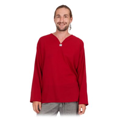 Kurta Abiral Burgundy - men's shirt with long sleeves | M, L, XL, XXL