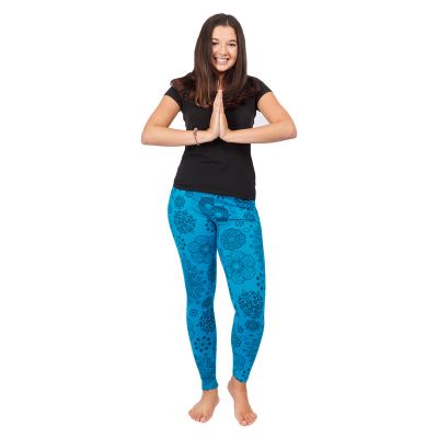 Printed leggings Mandala Blue Nepal