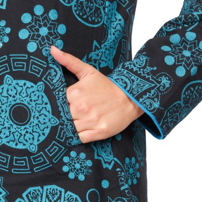 Printed ethnic jacket Mandala Harmony Nepal