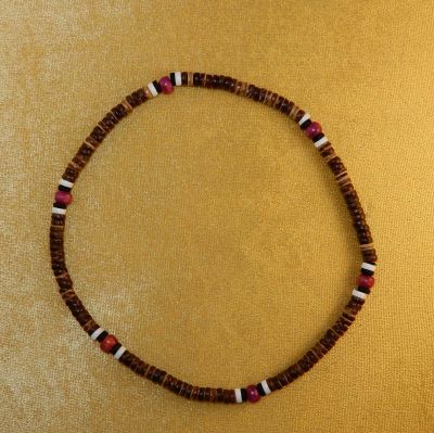 Bead necklace Merah Muda