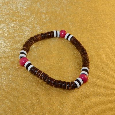 Bead bracelet Merah Muda