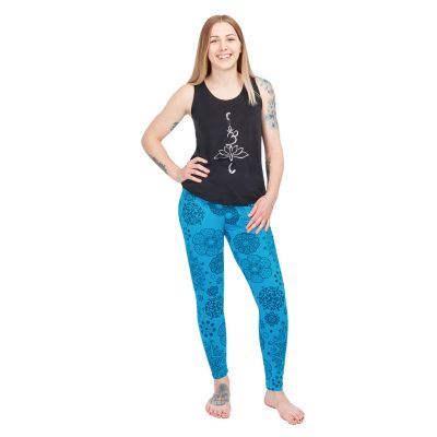 Printed leggings Mandala Blue | S/M, L/XL