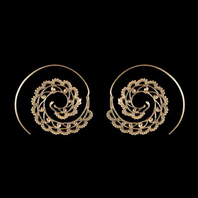 Brass earrings Arjun