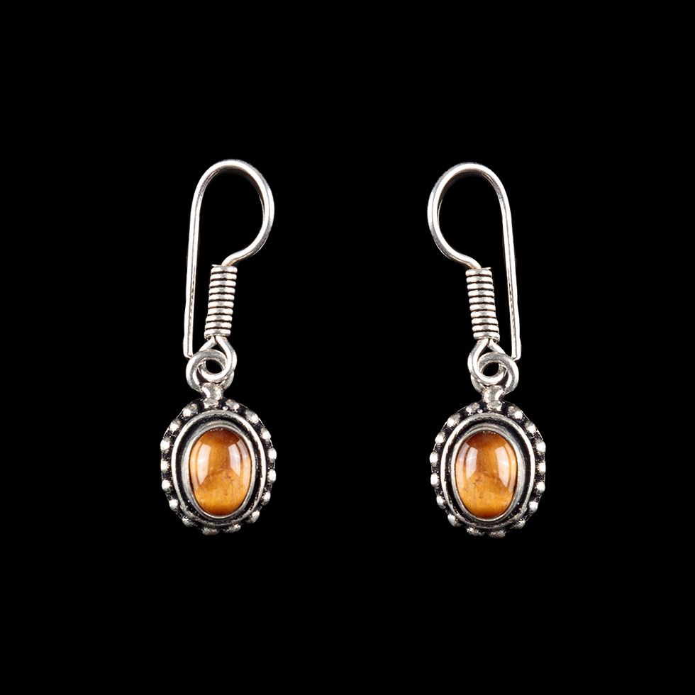 German silver earrings Valdisa India