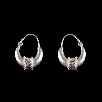 German silver earrings Thoda Pracheen