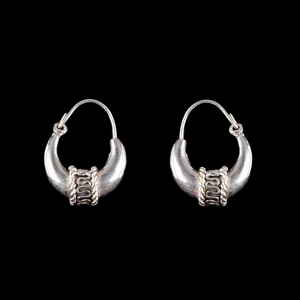 German silver earrings Thoda Pracheen India