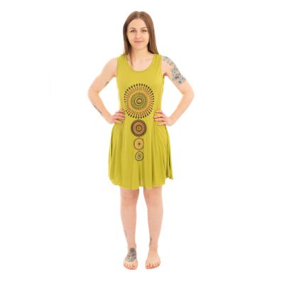 Ethnic mandala dress Gopala Mustard | S, M, L, XL, XXL