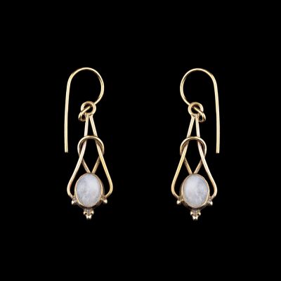 Brass earrings Lalitah India