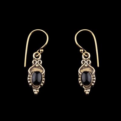 Brass earrings Putri - tyrkenite India