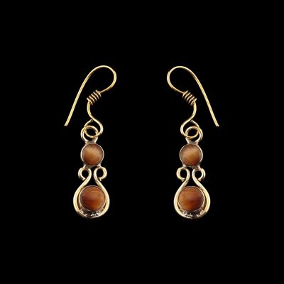 Brass earrings Radhai India