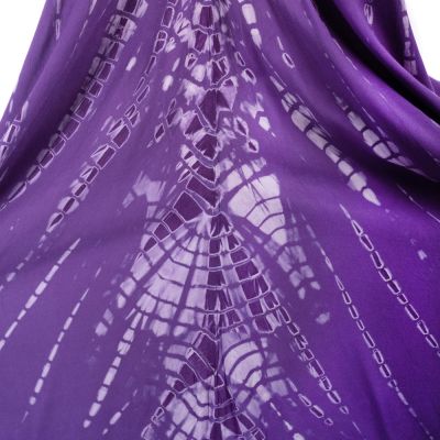 Long tie-dye dress Tripta Purple Thailand