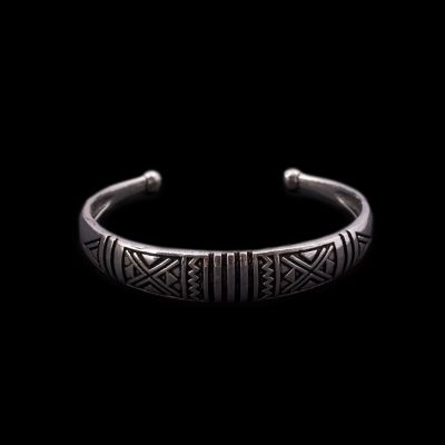 German silver ethnic bracelet Uriane