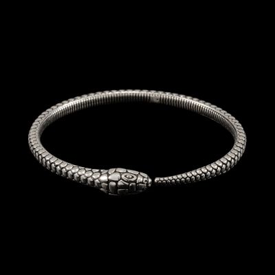 German silver ethnic bracelet Snake 2