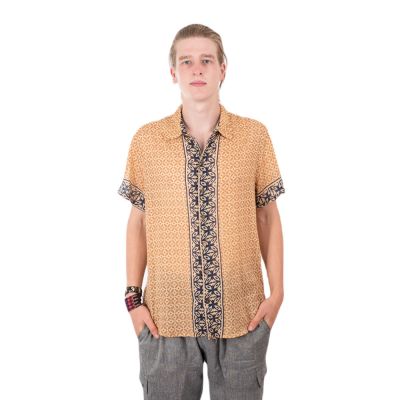 Indian men's ethno shirt Kabir Kuning | M, L, XL, XXL