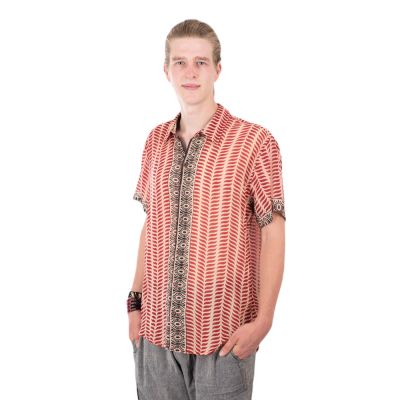 Indian men's ethno shirt Kabir Merun | S, M, L, XL, XXL