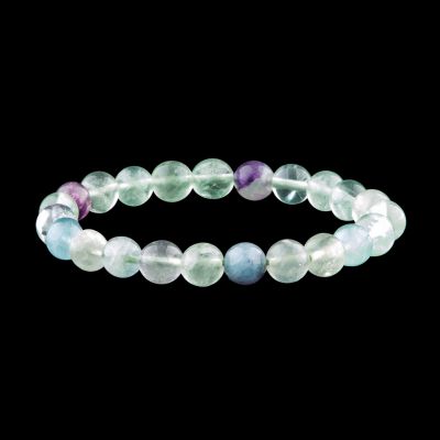 Fluorite bead bracelet | XL
