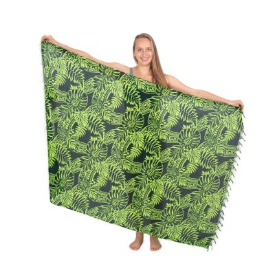 Sarong / pareo / beach scarf Solada green