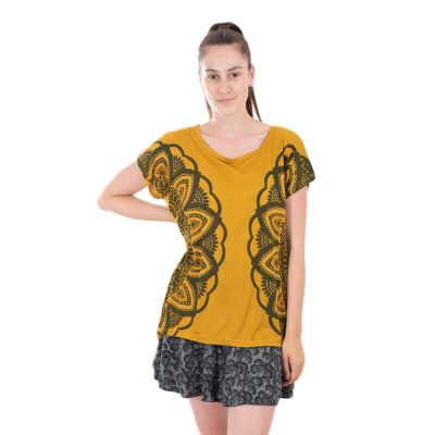 Loose blouse / top Farida Mustard | S, M, L, XL, XXL