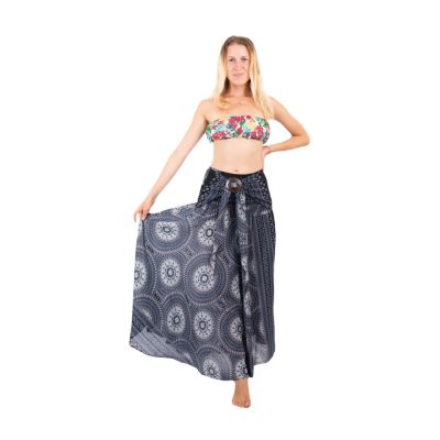 Long ethnic skirt with coconut buckle Kelapa Tida | UNI