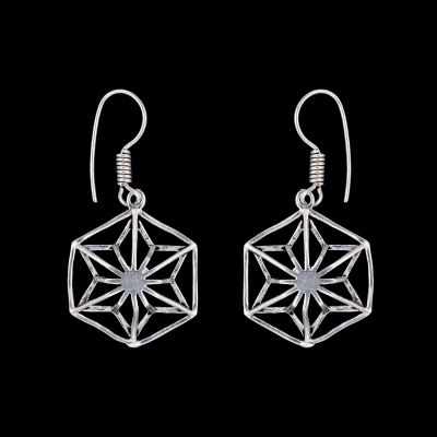 German silver earrings Hansika
