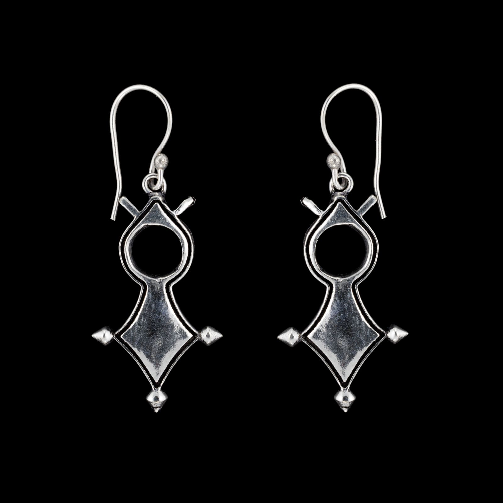 German silver earrings Salena India