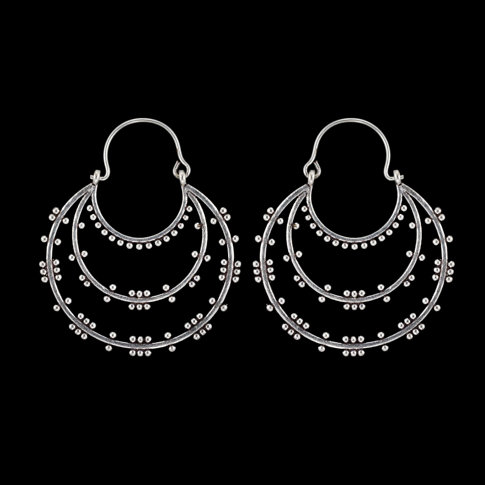 German silver earrings Tarana India