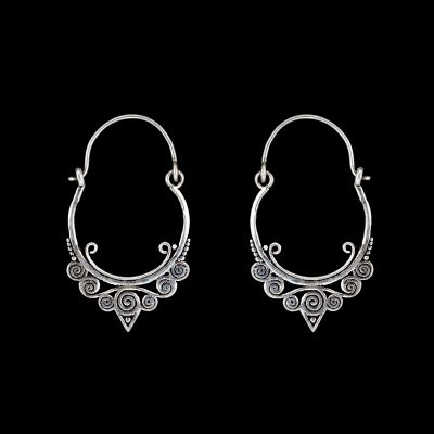 German silver earrings Indira