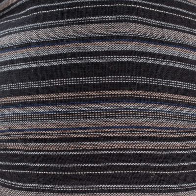Striped fabric headband Garis Hitam Nepal