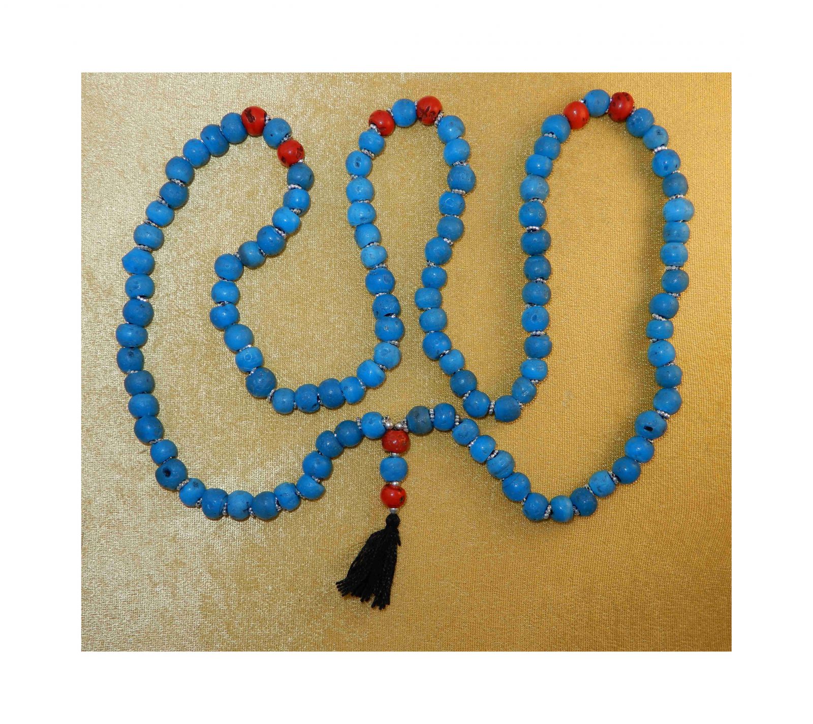 Prayer Beads Mála Blue Thailand