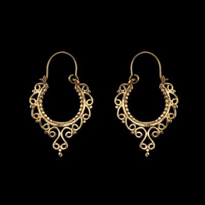 Brass earrings Gopi