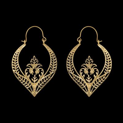 Brass earrings Jenishai