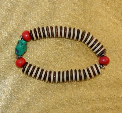 Colourful bead bracelet Sempit Bergaris