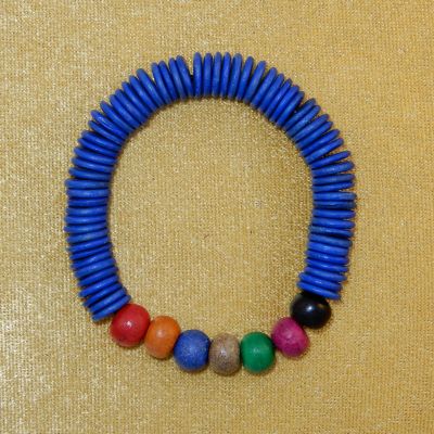 Colourful bead bracelet Sempit Blue