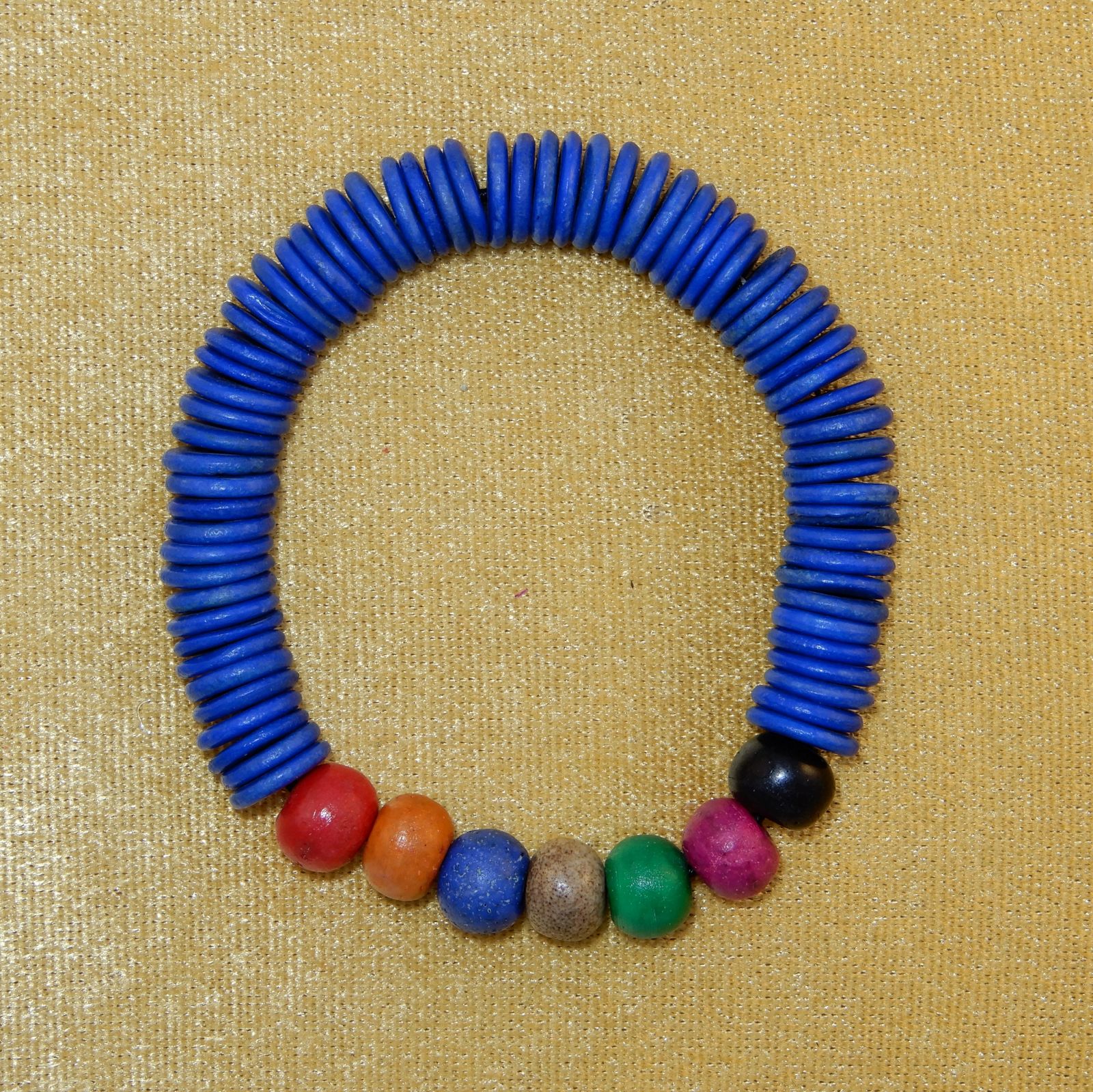 Colourful bead bracelet Sempit Blue Thailand
