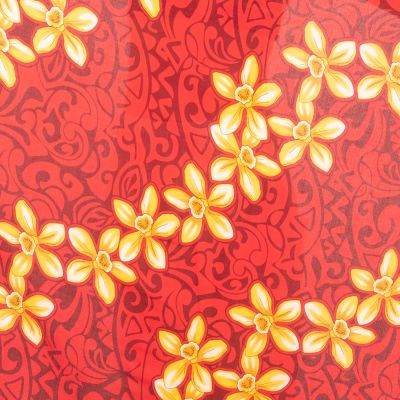 Sarong / pareo / beach scarf Narcissus Red Thailand
