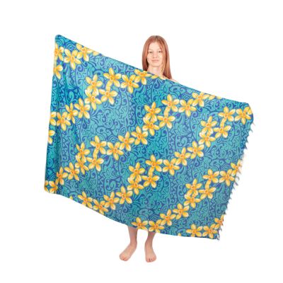 Sarong / pareo / beach scarf Narcissus Turquoise
