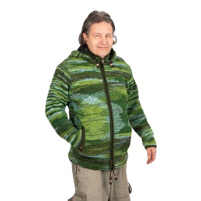Woolen sweater Shades of Green Nepal