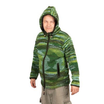Woolen sweater Shades of Green Nepal
