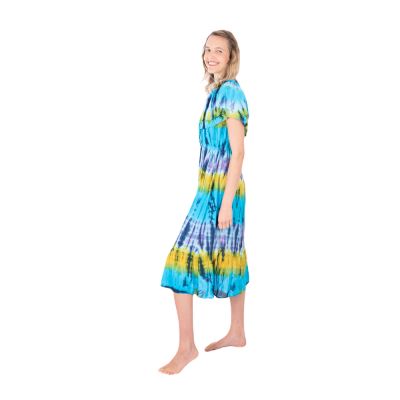 Long tie-dye frill dress Annabelle Dream Thailand