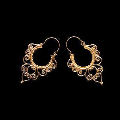 Brass earrings Bahwani India