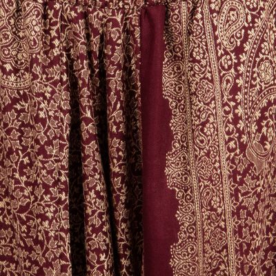 Warm acrylic turkish trousers Damini Burgundy India