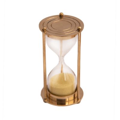 Decorative hourglass (1 minute) - yellow sand India