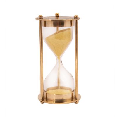 Decorative hourglass (1 minute) - yellow sand India