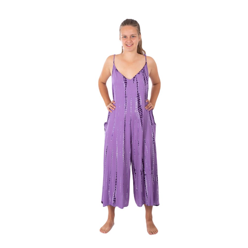 Long tie-dye jumpsuit Nattawut Lilac Thailand