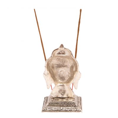 Metal incense holder Buddha's Head India