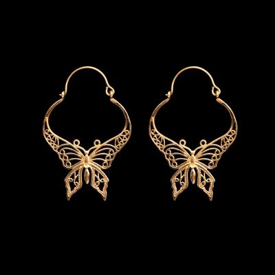 Brass earrings Papilio 1