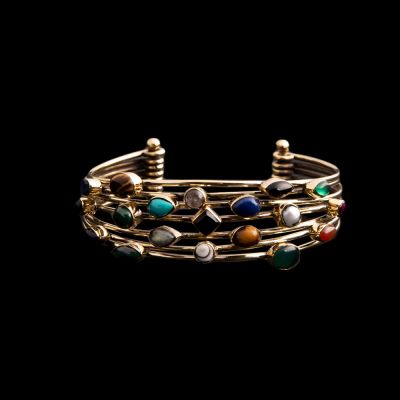 Ethnic brass bracelet Akkad